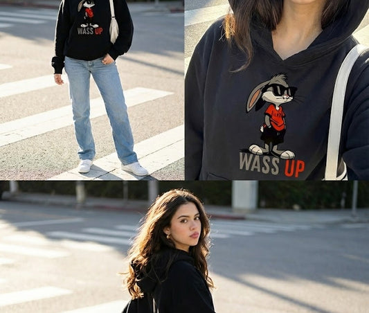WASS UP Bugs oversize hoodie